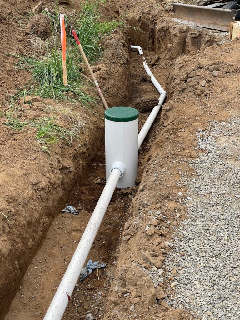 Drainage Installation Services by Grade Werks Excavating in Clark County WA