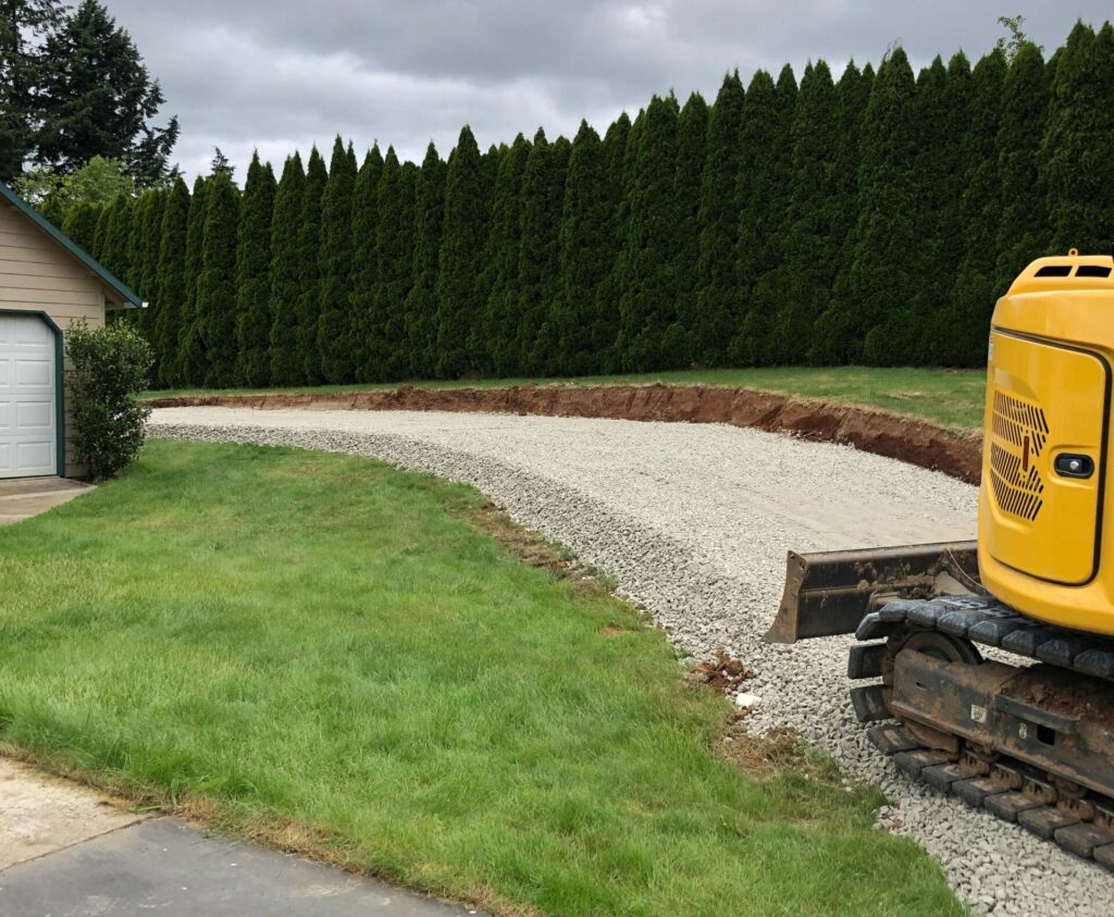 Landscape Construction Services by Grade Werks Excavating in Clark County, WA